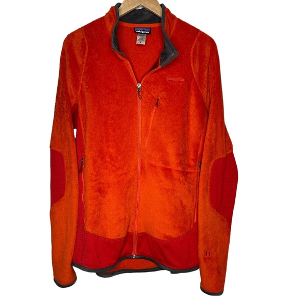 Patagonia Other - Patagonia Vintage Full Zipper Vibrant Orange Red Polartec Regulator Fleece